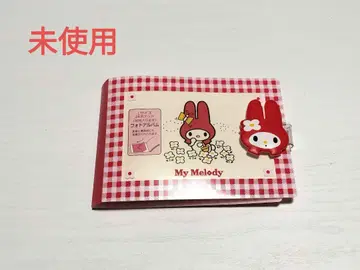 헤이세이 레트로 미사용 마이멜로디 빨간 망토 깅엄 체크 사진 앨범