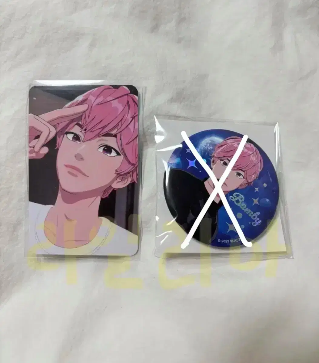 PLAVE Makestar I'll be waiting Bamby photocard poca Animate badge