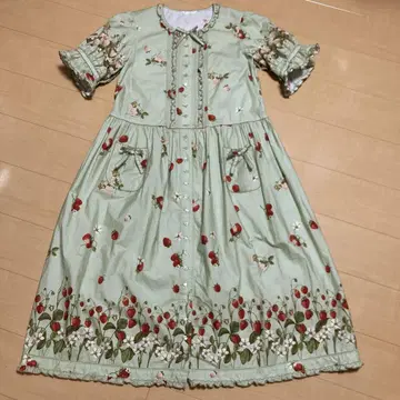 핑크하우스 2025 EarlySpring 딸기 원피스 롱