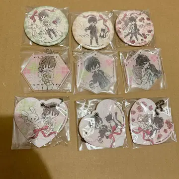 세계 제일의 첫사랑 그래프 아트 캔뱃지 아크릴 키링 아크링 키링