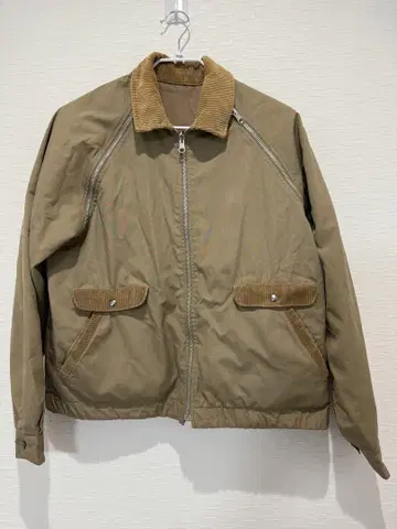 90년대 Stafford Sport 리버서블 블루종 코듀로이 절개