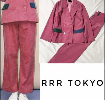 RRR TOKYO 코듀로이 자켓 팬츠 셋업 M 핑크