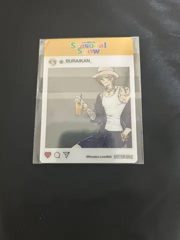 파라라이 Seasonal Show 지세이 애니메이션 타임즈 클리어 카드