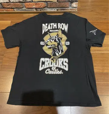 DEATH ROW RECORDS 티셔츠 블랙 XL