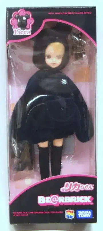 타카라 베어브릭 리카짱 블랙 ver.