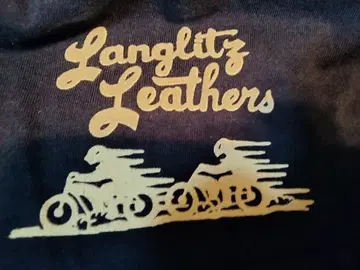 Langlitz Leathers 피케 셔츠 네이비 빈티지!