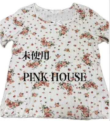미사용 PINKHOUSE 로즈 신축성 있음 티셔츠