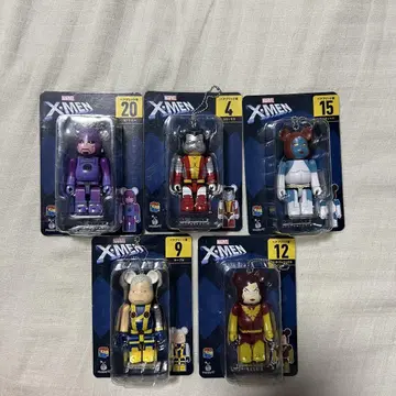 X-Men 베어브릭 5개 세트 MARVEL