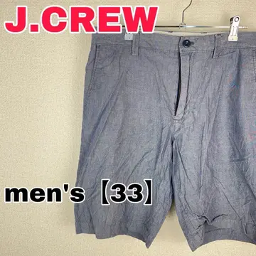 Z281 [J.CREW] 숏 팬츠 하프 팬츠 [남성용 33] 그레이