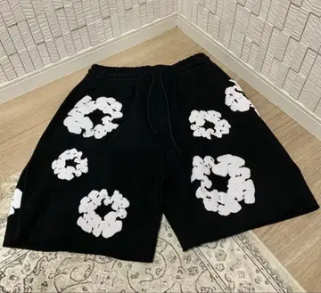 Denim Tears 하프 팬츠 블랙 M