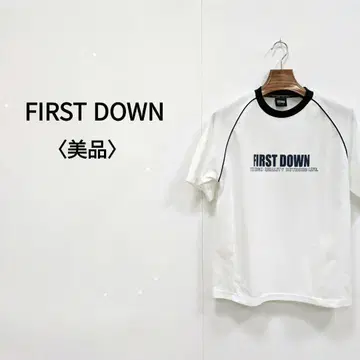 퍼스트 다운 레이싱 메쉬 프린트 스포츠 T 화이트 남성용
