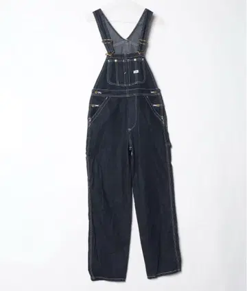Lee Lee 오버롤 DUNGAREES 본격 데님 깔끔한 실루엣
