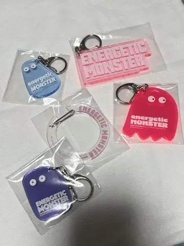 ENERGETIC MONSTER 아크릴 키링 풀 5종 세트