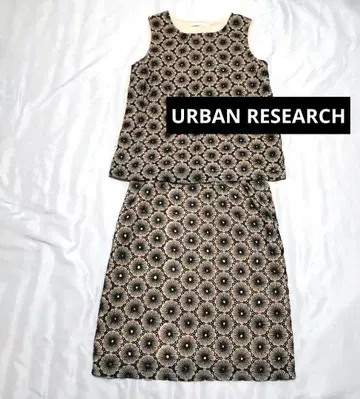 URBAN RESEARCH 모티브 자수 셋업