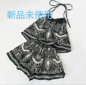 searoomlynn 자수 플레어 숏 팬츠 하의