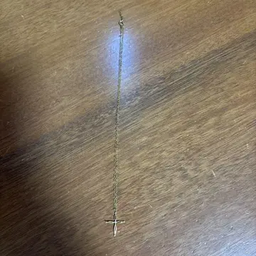 AHKAH 골드 십자가 목걸이 약 45cm