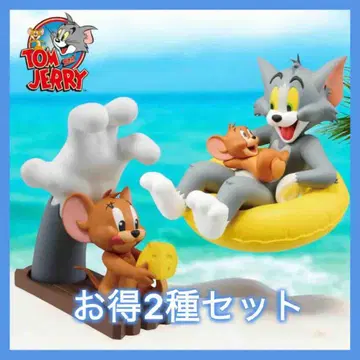 톰과 제리 컬렉션 Enjoy Float 소프트 비닐 피규어 2종