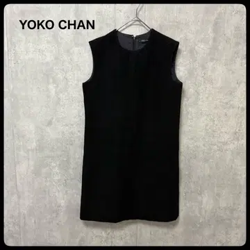 # YOKO CHAN 요코짱 무릎 기장 원피스 슬리브리스 40