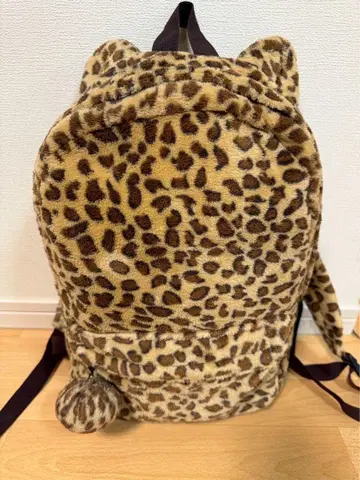 레오파드 무늬 고양이 귀 백팩 백팩