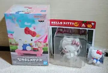 산리오 키티 피규어 나카요시 메모리즈 happy 복권