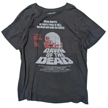 초레어! 호러 좀비 영화 Dawn of the Dead 티셔츠 XL