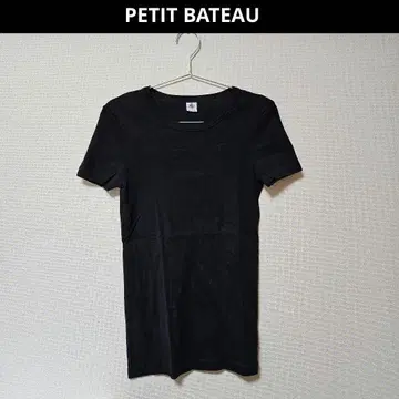 M/18ans PETIT BATEAU 쁘띠 바토 블랙 크루넥 T