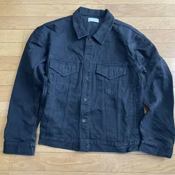 Lui's 블랙 데님 자켓