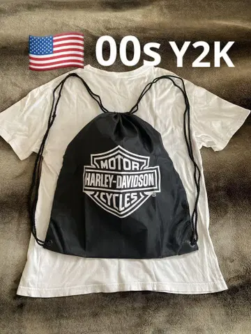 00s Y2K 할리데이비슨 냅색 USA 구제 의류