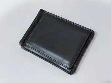 글렌 로얄 브라이들 가죽 머니 클립 두겹 지갑 그레이