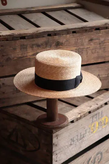 THE H.W.DOG&CO. / BOATER 캉캉 모자 밀짚모자