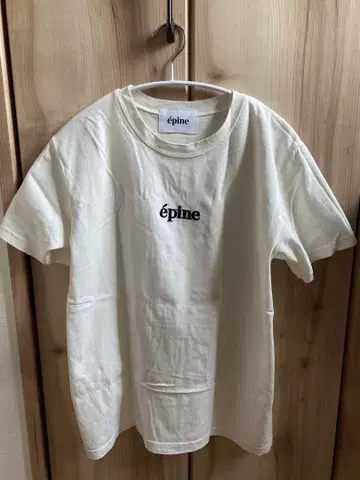 epine embroidery tee white 티셔츠 에피누