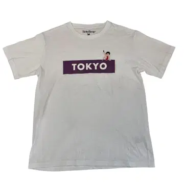 베티 부프 반팔 티셔츠 지역 특산품 Tokyo M 베티 화이트