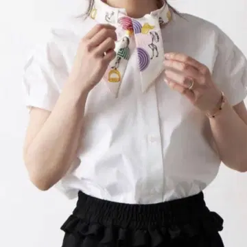 시마리 cccmalie 캡 슬리브 블라우스