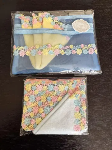 긴카자와 레이스 파우치 타월 손수건 세트 미사용 새상품