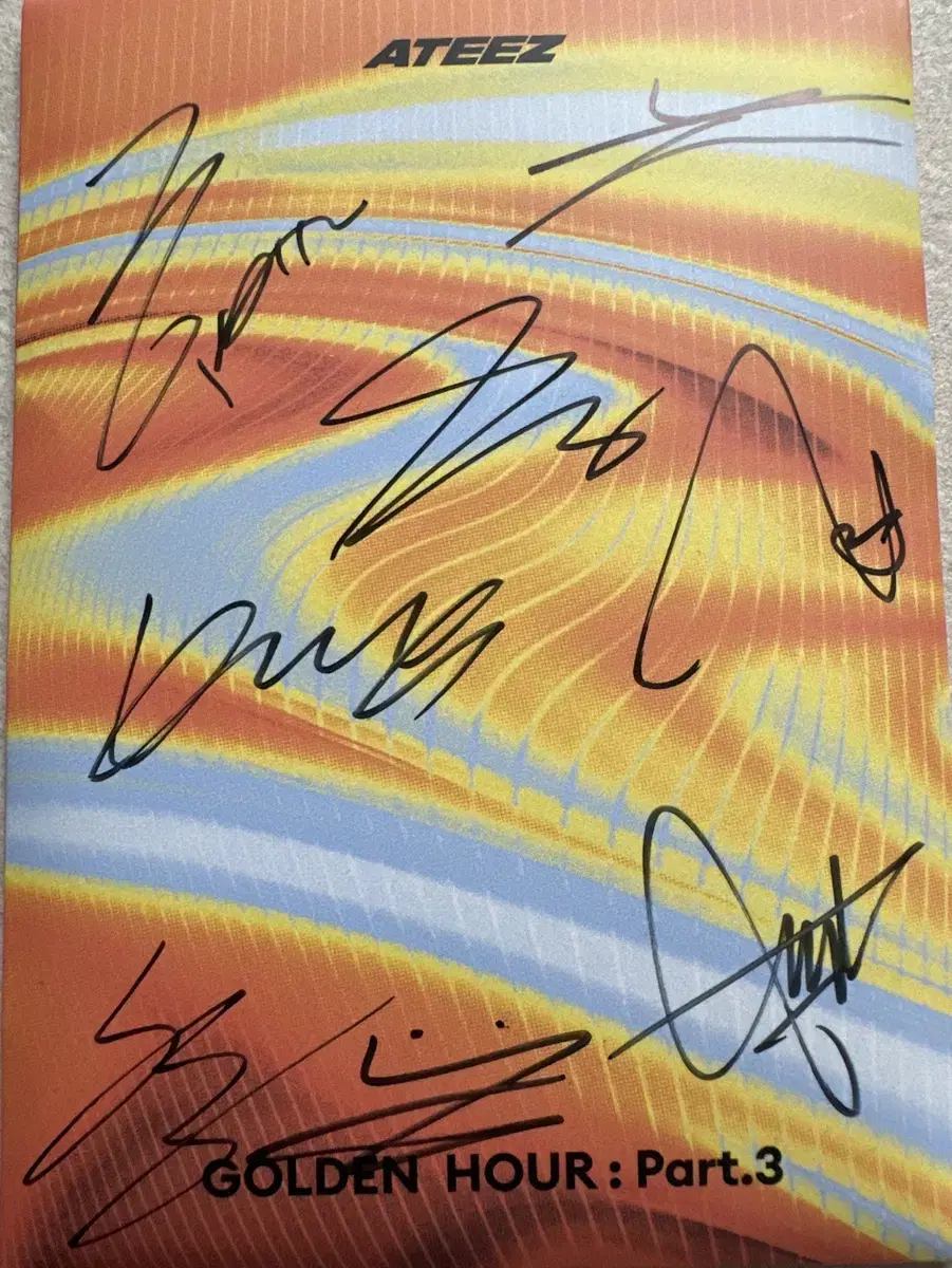 Ateez Signed Album