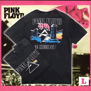 PINK FLOYD 'IN CONCERT' 프린트 티셔츠 L