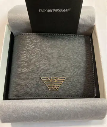 새상품! Emporio Armani 두겹 지갑 블랙