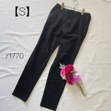 스트레치 윈터 슬림 슬랙스 오피스 브라우니 스트레치 블랙 S