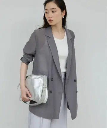 GALLARDAGALANTE 메쉬 자켓 그레이