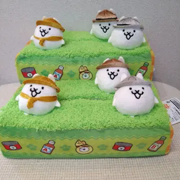 냥코 대전쟁 디오라마 티슈 케이스 2 탐험대 2개 세트