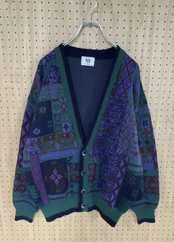 Modigliani 90s 가디건 네이티브 무늬 모딜리아니