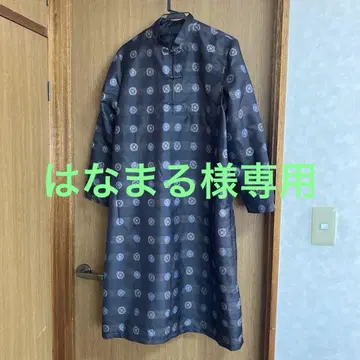 실크 명선 차이나 원피스