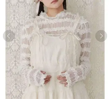 완판 미사용 merry jenny fluffy frill tops