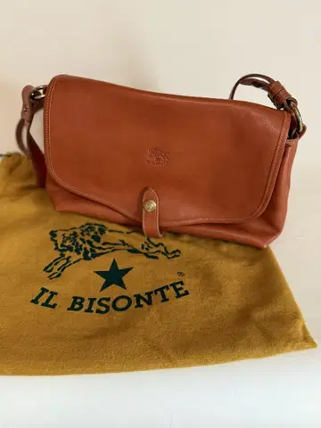 IL BISONTE 가죽 숄더백 미사용품