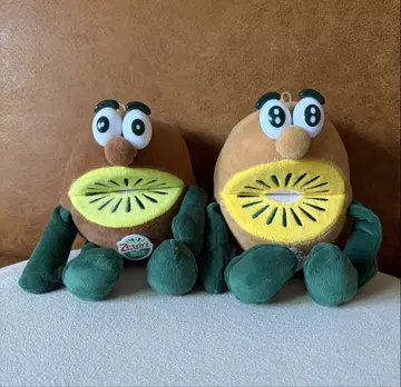 Zespri 키위 후르츠 파우치형 봉제 인형 2개 세트