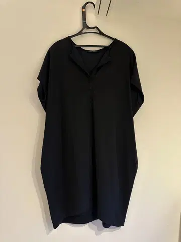 YOKO CHAN 요코짱 돌먼 슬리브 원피스 블랙 F