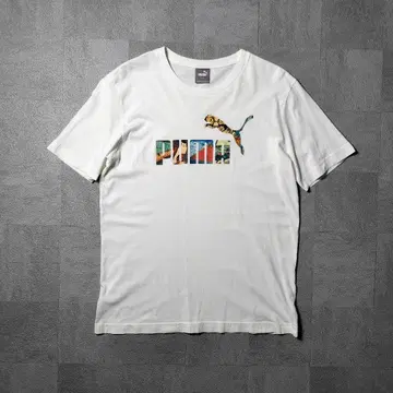 푸마 반팔 우키요에 사이즈 L 화이트