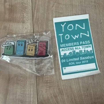 04 Limited Sazabys 멤버 패스와 키링