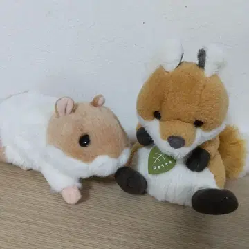 산 애로우 potte 여우 햄스터 봉제 인형