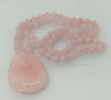로즈쿼츠 목걸이 파우치 포함